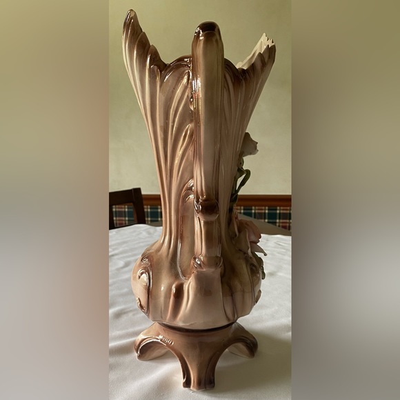 GORGEOUS Vintage Capodimonte Footed Two Handled Italian Porcelain Vase Urn - Picture 4 of 10